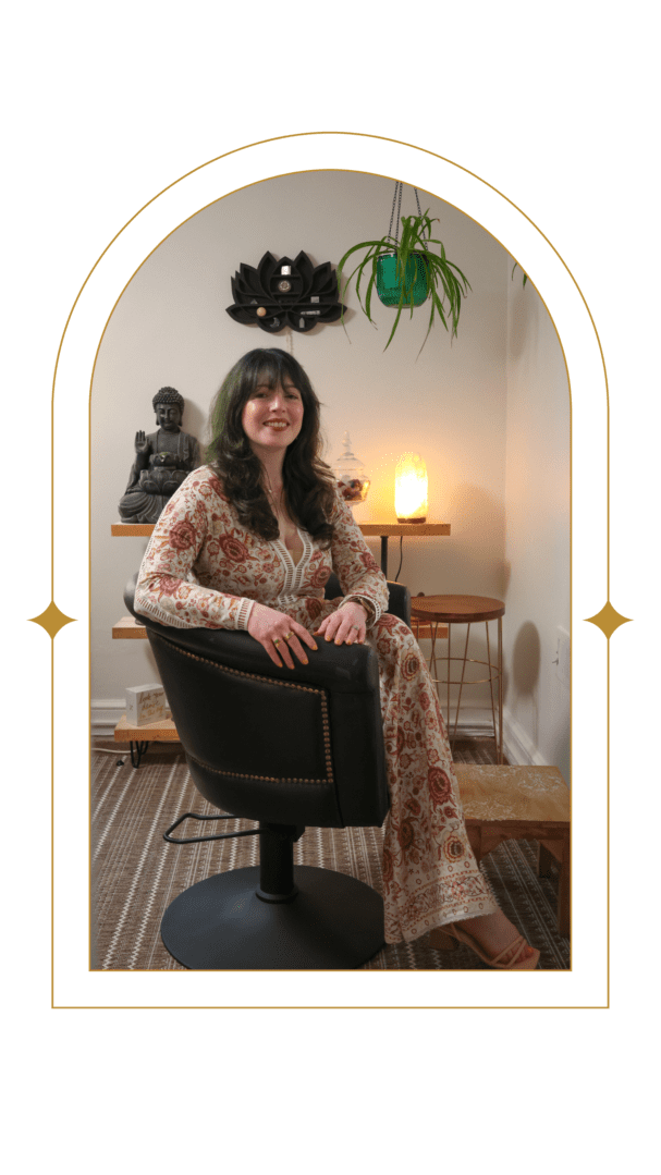 Jacquelyn, owner and founder of Enlightened Styles holistic salon in Warrenton, VA